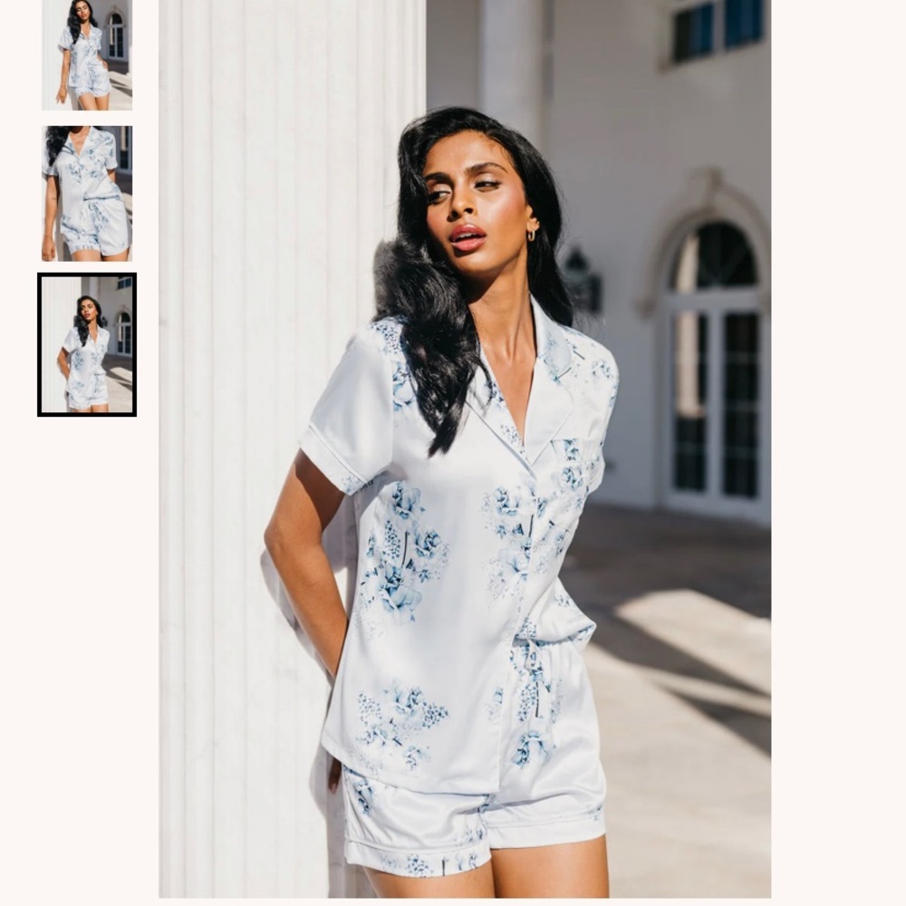 Le Rose Stories Bridal Pajamas Large